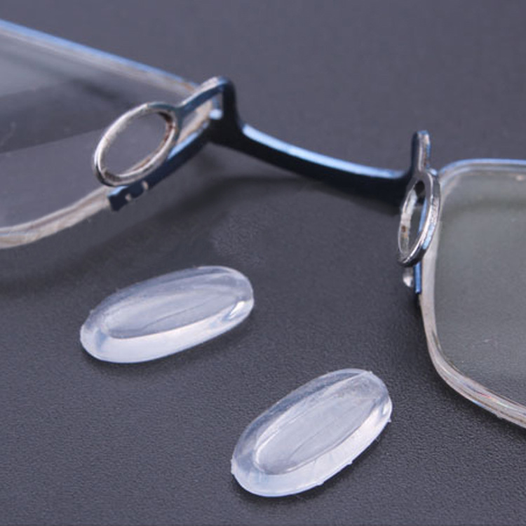 Silicone soft nose pad bracket airbag straight plug-in glasses nose pad set-in non-slip nose pad wholesale