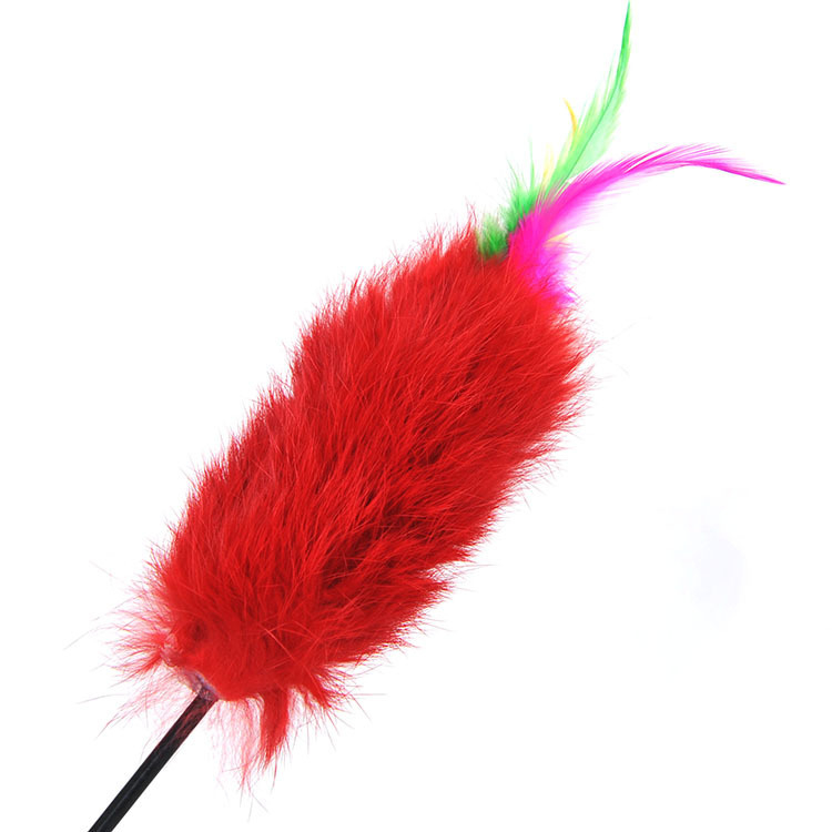Cat ticker feather pet toy Bell cat ticker Pearl bird cat toy factory outlet