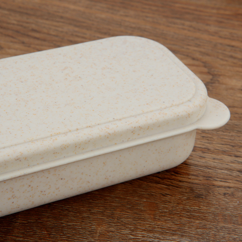 小麦食器ボックスわらポータブル食器ボックス食器収納ボックス食器ギフトボックス|undefined