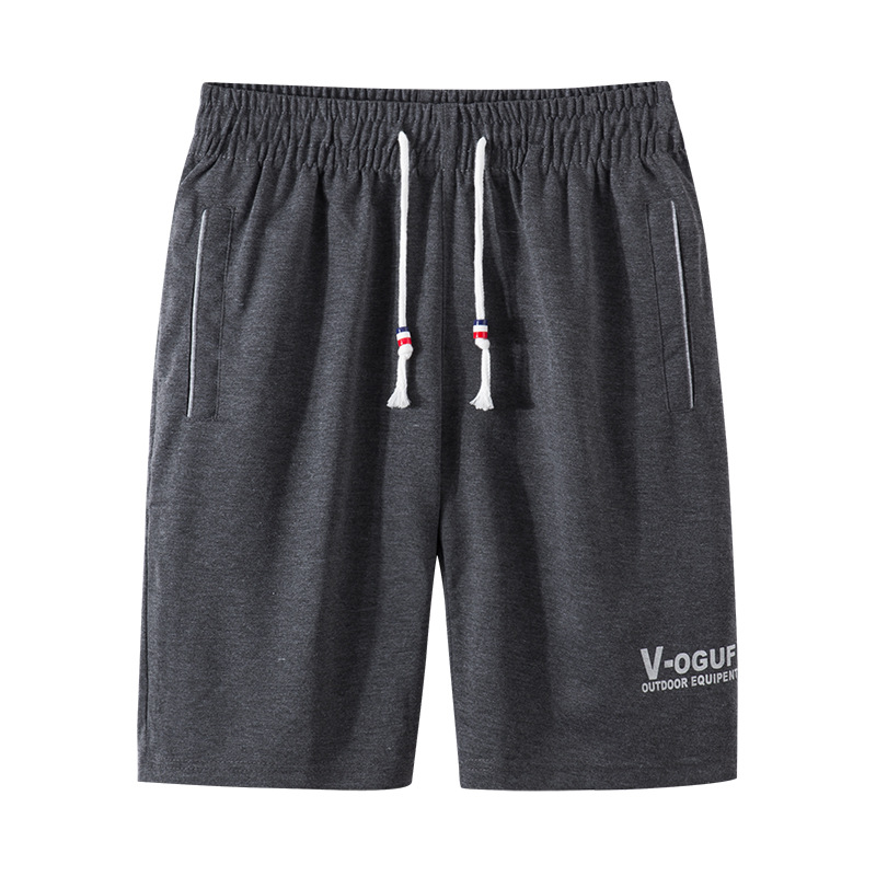 Shorts Men's Summer Five-point Casual Sports Pants Summer Loose Large Size Plus Fat Men's Sports Five-point Beach Pants