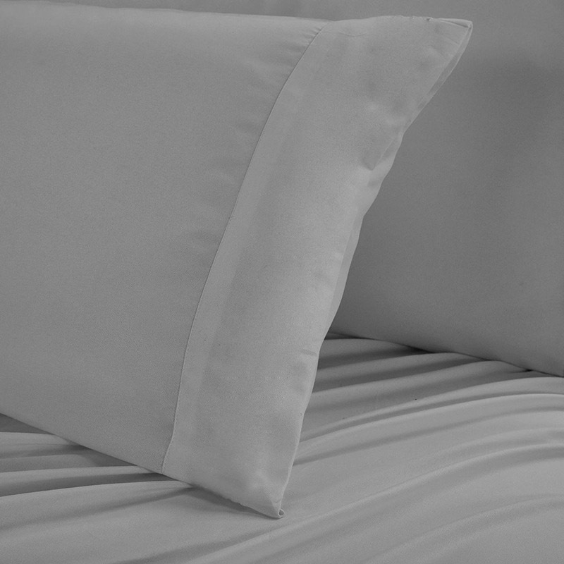 Liandao cross-border Amazon home textile foreign trade bed plain four-piece set factory bed sheet pillowcase solid color four-piece set