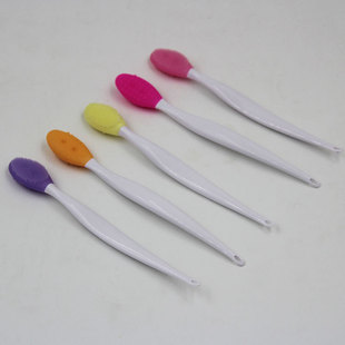 Silicone Double Head Shampoo Brush Cleans Pores Nose Cleansing Brush Deep Blackhead Remover Silicone Brush Wholesale