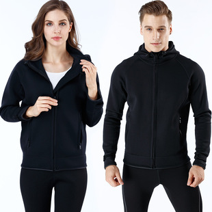 2mm Neoprene Cold-proof Warm Short Top Windbreaker Outdoor Winter Hooded Unisex Windbreaker Jacket