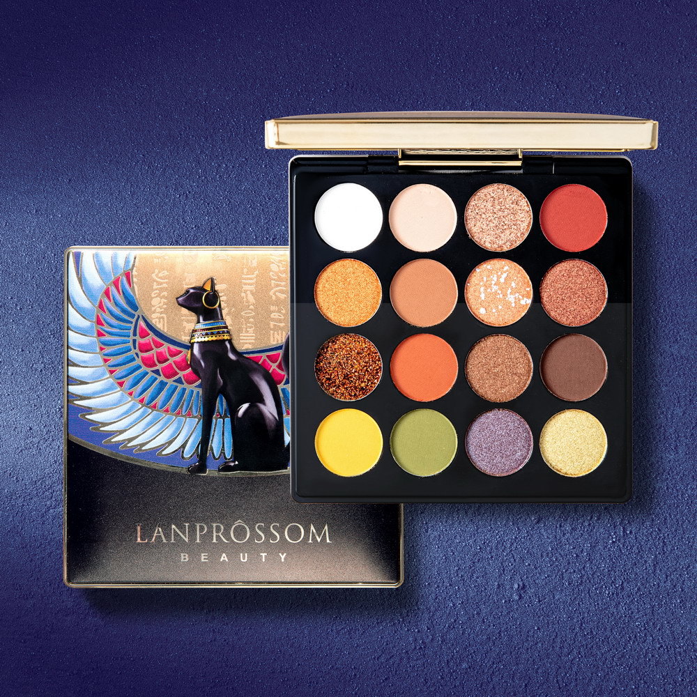 Egypt series 16-color eyeshadow plate 16-color Pearl matte multi-functional makeup suit hand gift cosmetics