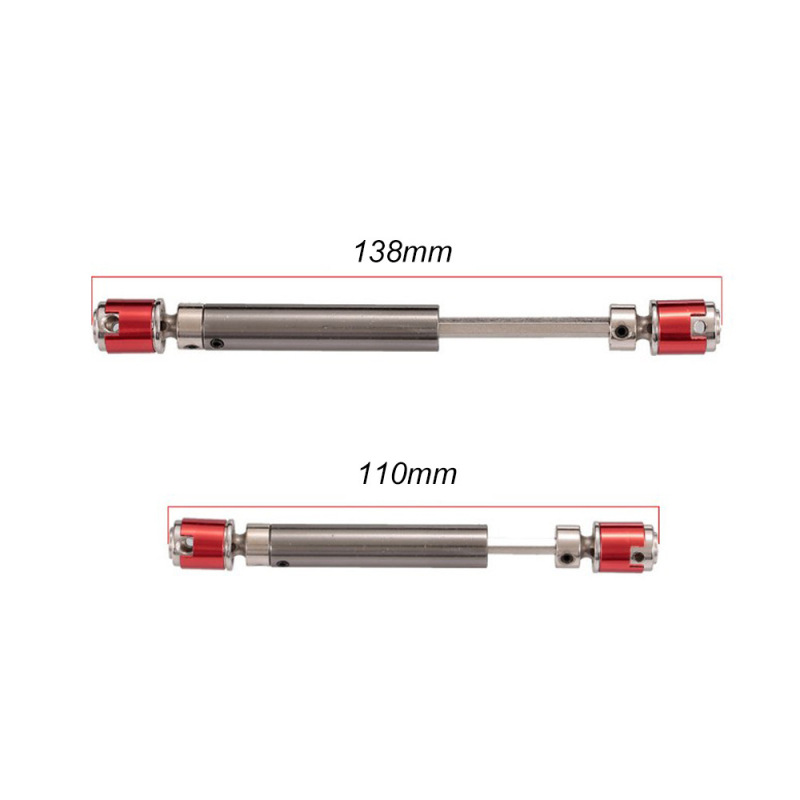 模擬リモコンクライミングカー 1 軸 Scx10 Rc4wd D90 112-155 ミリメートル金属伸縮ドライブシャフト|undefined