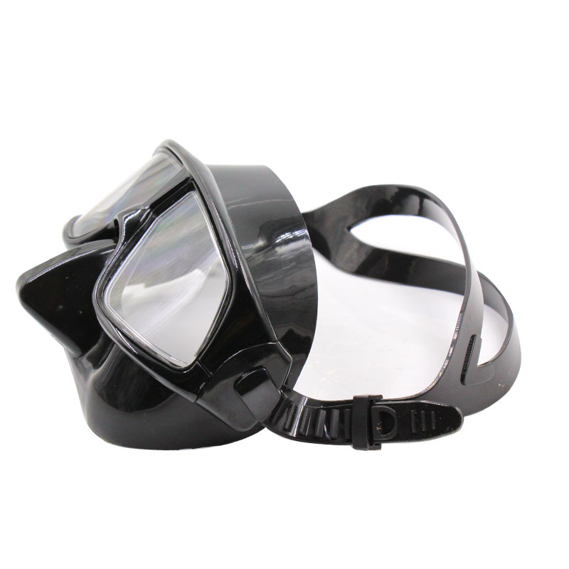 Diving goggles free diving set small volume silicone diving mirror resin lens HD waterproof anti-fog spot