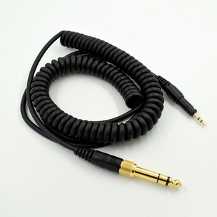 Applicable to old iron ATH-M50X M40X headset spring earphone audio cable replacement cable 2.5mm interface