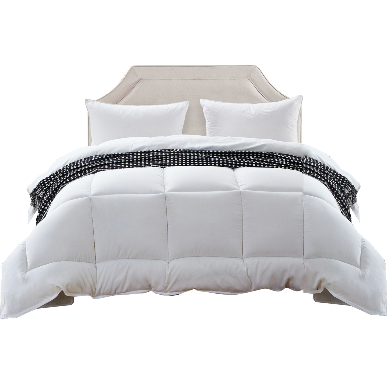 Homestay hotel quilt feather velvet winter quilt simple white thick epidemic prevention isolation quilt spring and summer quilt core wholesale