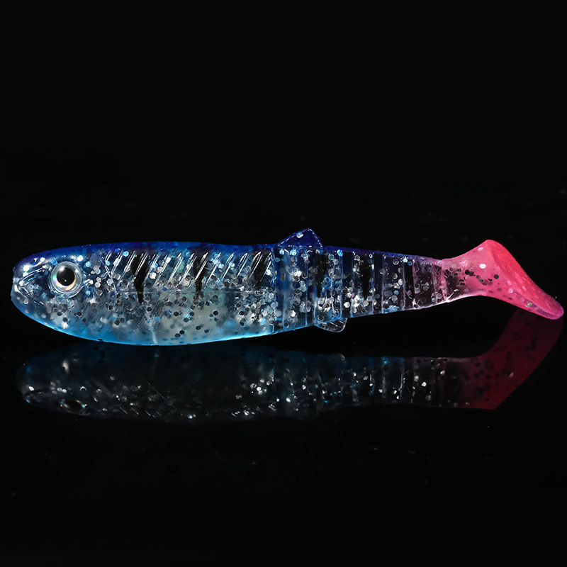 New 9cm/5.8g simulation bait sea fishing bait Paint 3D fisheye Soft Bait multicolor optional wholesale