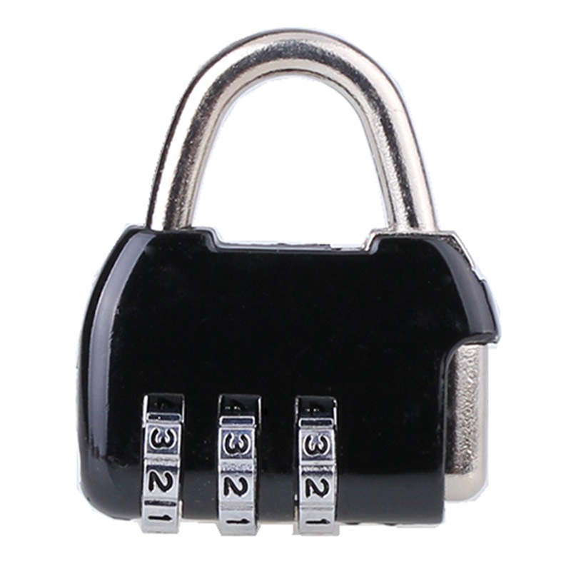 Retro password lock luggage zipper luggage lock cartoon gym locker wine jar small password lock padlock