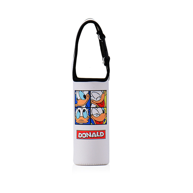 Factory direct water Cup protective cover diagonal thick cartoon water cup cover diving cloth simple cup cover wholesale printing