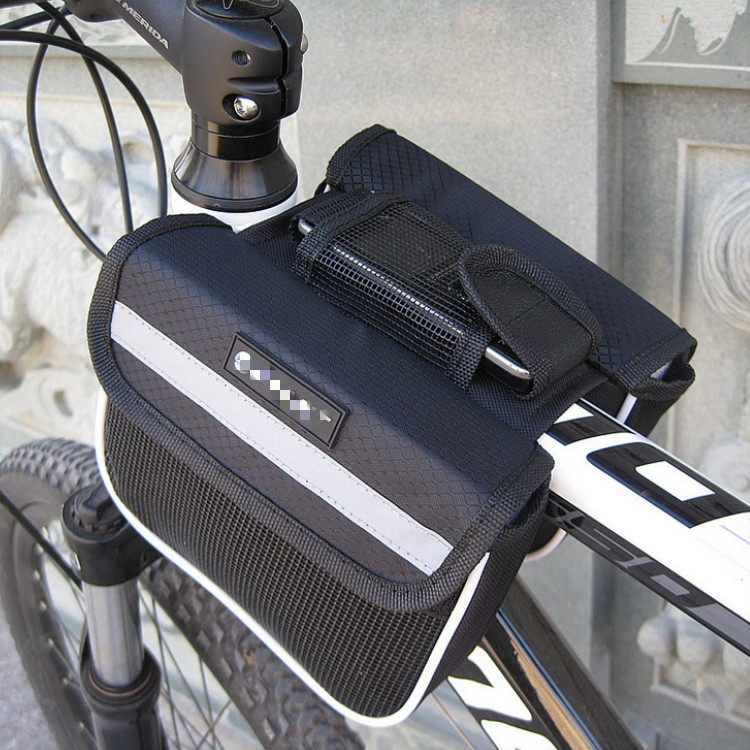 Factory mountain bike bicycle upper tube bag bicycle bag front beam bag mountain beam bag double side bag saddle bag