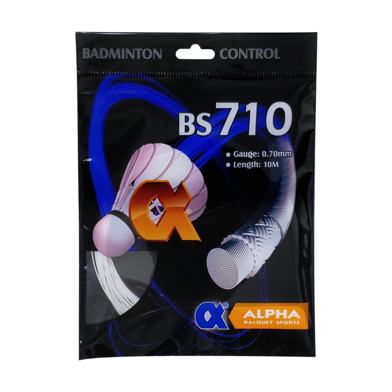 ALPHA 710 mid-level training line single racket Badminton Line feather line