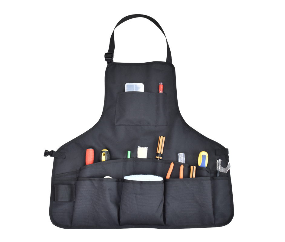 Tool apron multi-pocket cleaning waist bag KTV bar hotel waiter garden housekeeping repairman bib