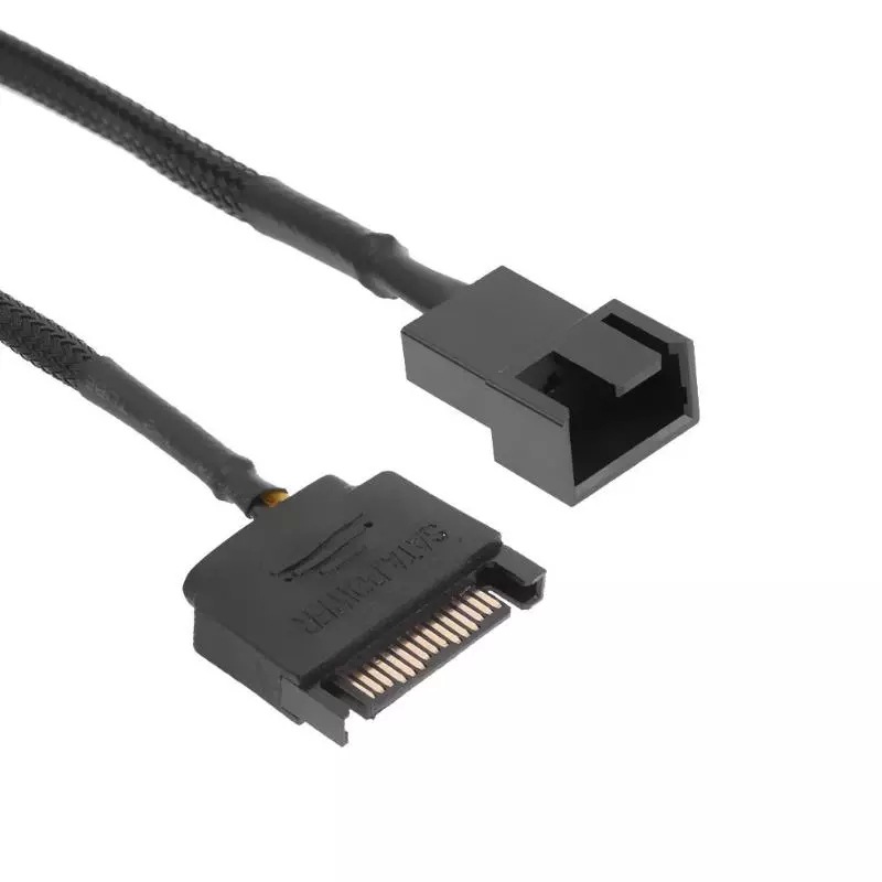 Computer line wire cooling fan 1 point 2Sata to 3pin/4pin package net 1 Drag 4 HUB expansion line