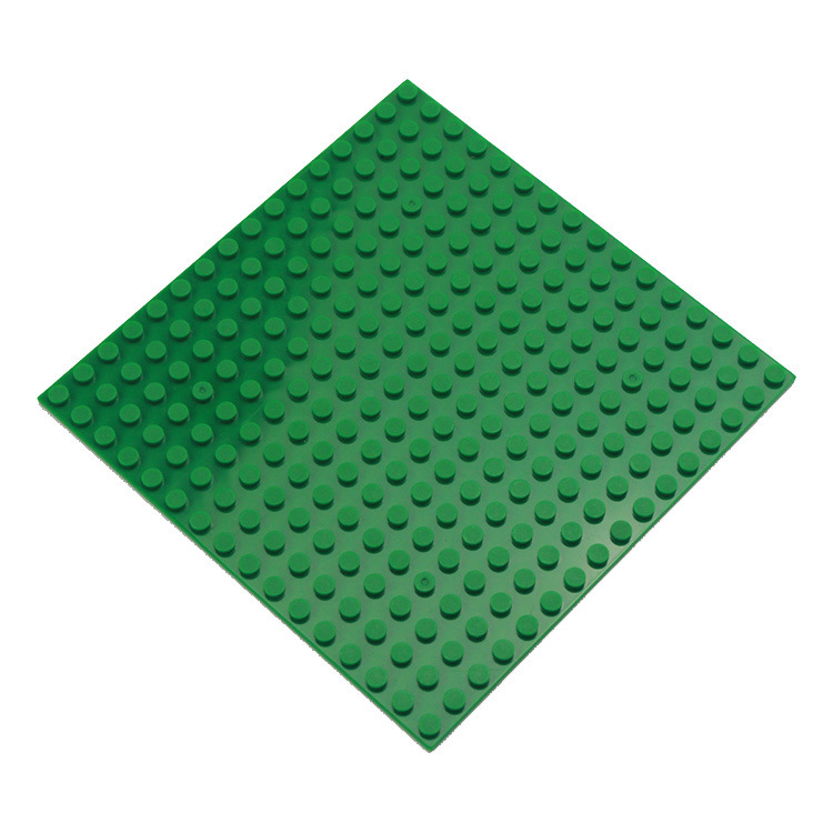 High quality 16*16 point single-sided small particle building block bottom plate 12.8*12.8cm base compatible with Lego 91405