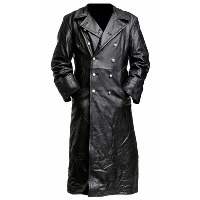 2019 Cross-border New wish Amazon AliExpress Autumn and Winter Vintage Leather Men's Medieval Jacket