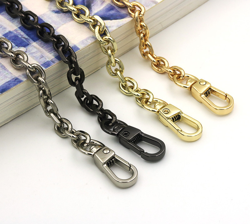 メーカー卸売ロット角o字チェーンアクセサリーチェーンペット犬鉄チェーン斜めショルダーバッグ平十字チェーン部品|undefined
