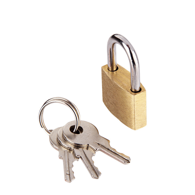 20MM small copper lock luggage bag padlock mailbox Machine box lock small lock can be opened