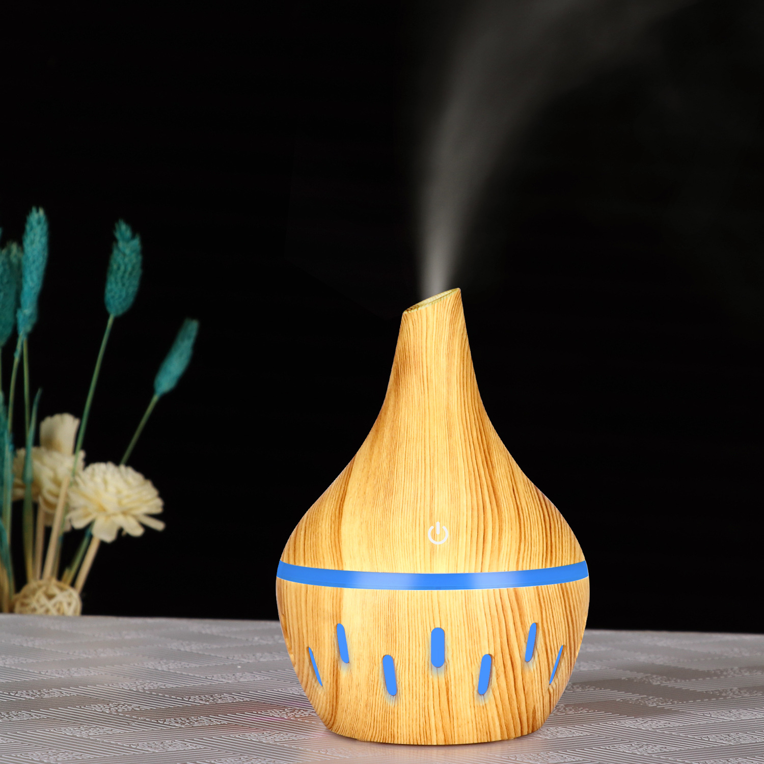 usb mini humidifier colorful night light Hollow home humidifier gift tip humidifier wholesale LOGO