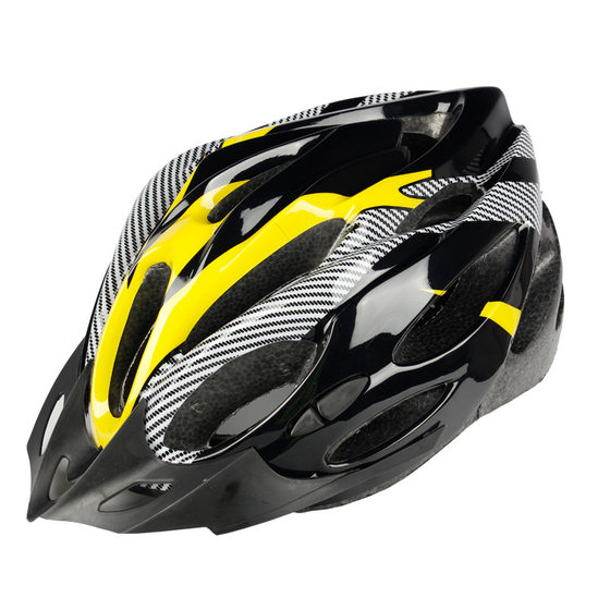 Wholesale imitation one-piece helmet self-propelled helmet mountain bike split helmet riding equipment accessories carbon fiber safety helmet