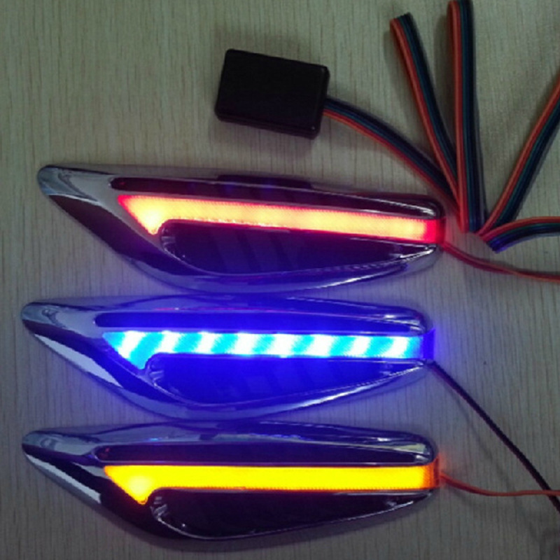 車のリーフボードターンシグナルランプナイトブレード点滅 Led ライト修正方向ランプ車両アクセサリーその他の車のライト|undefined