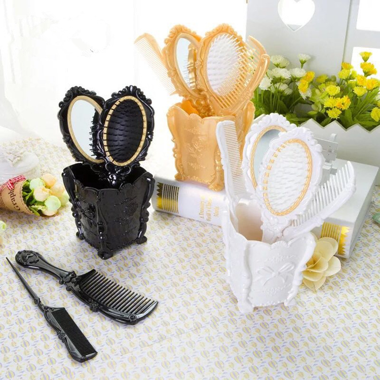 Hair comb desktop storage box dressing comb set foreign trade new Yiwu department store a large number of spot wholesale