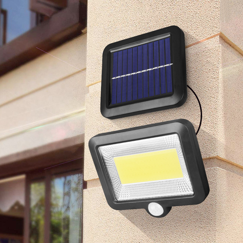 Сплит Солнечный 56LED индукционный настенный светильник 100cob Сплит Крытый Открытый сад свет гараж свет