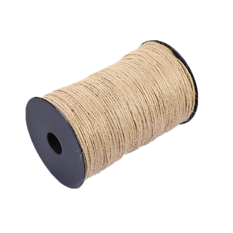100 meters 2mm multi-size woven hemp rope DIY Hemp rope photo wall fresh bouquet packaging decorative hemp rope