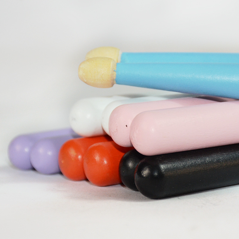 Maple Birch Drum Stick Барабанная установка Барабан Color Drum Stick 5A 7A малый барабан электронный барабан тренировочный барабанщик барабанная палка дети