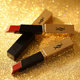 Live broadcast thin tube matte moisturizing small gold lipstick six-color retro red choking pepper tomato