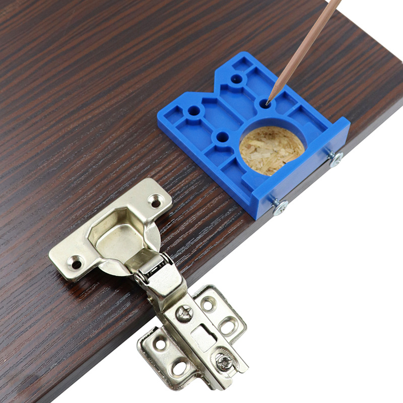 Hinge Hole Locator 35mm Door Hinge Locating Template Woodworking Hinge Punch Installation Aids