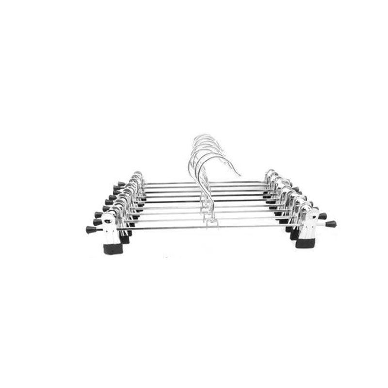 Metal Adult Pants Clip Pants Rack Drying Rack Household Non-slip Skirt Clip Wholesale Household Traceless Pants Rack Hanger