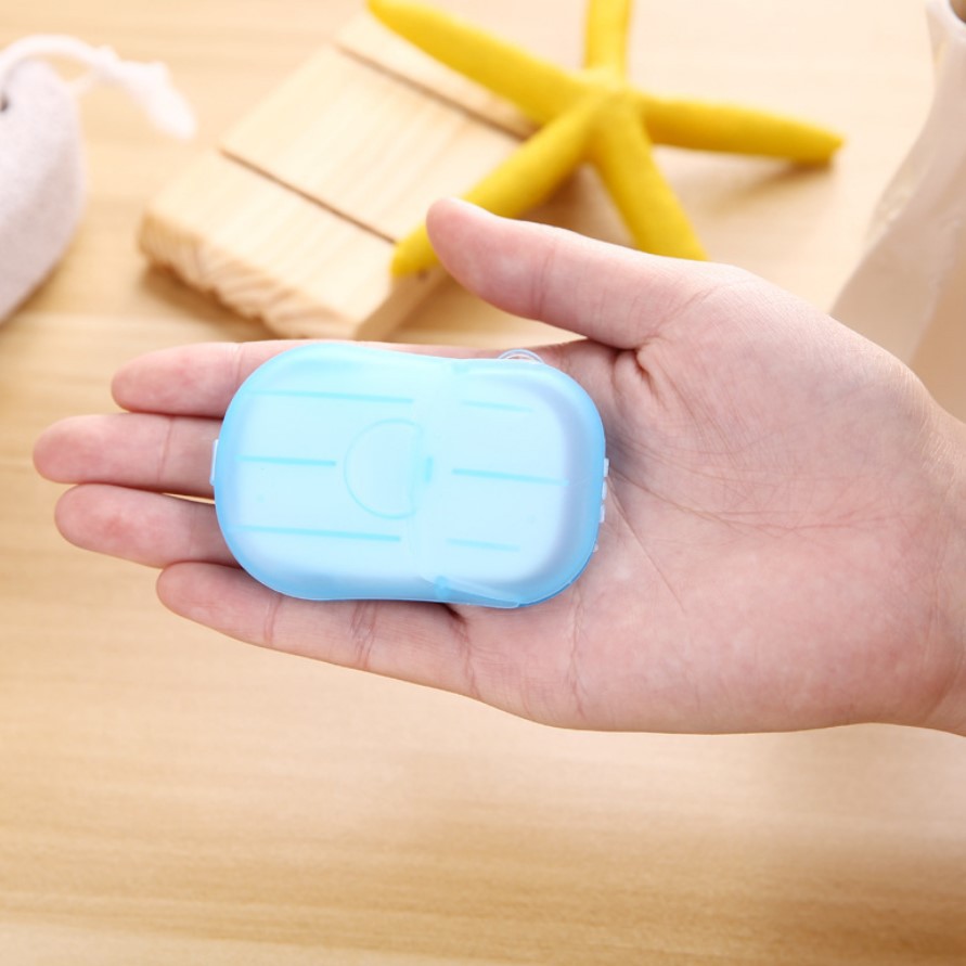 Boxed Soap Paper Portable Hand Washing Tablets Small Soap Tablets Mini Soap Paper Hotel Travel Disposable Soap Tablets