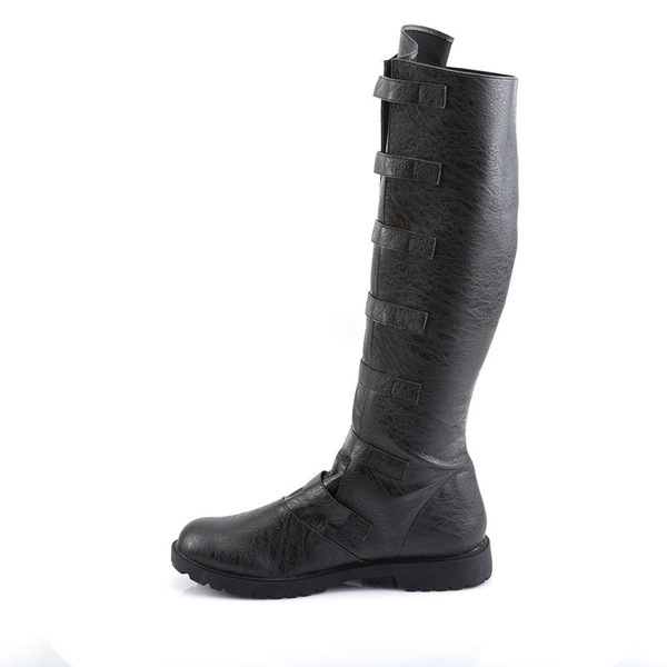 DESEO suministrar botas de hombre de gran tamaño, botas de caballero, botas de motocicleta con hebilla, tacón plano, comercio exterior transfronterizo 40-48_voghion.com