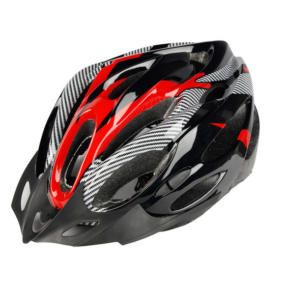 Wholesale imitation one-piece helmet self-propelled helmet mountain bike split helmet riding equipment accessories carbon fiber safety helmet
