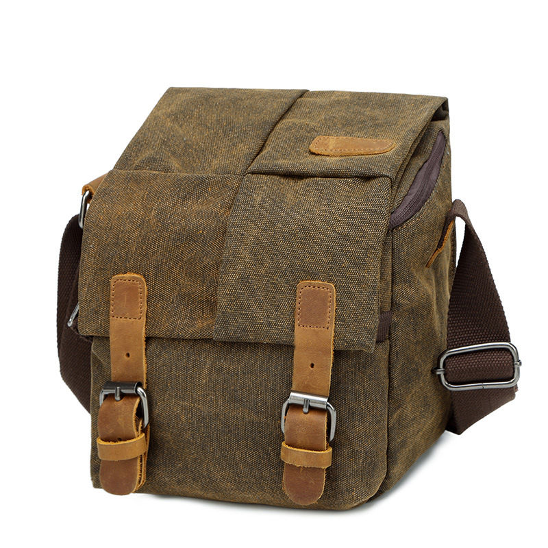 Factory direct shoulder camera bag multifunctional SLR photography canvas bag camera bag spot wholesale