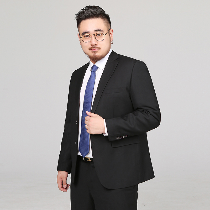S-10XL Men's Suit Professional Business Dress Wedding Suit Two-piece Plus Size 187