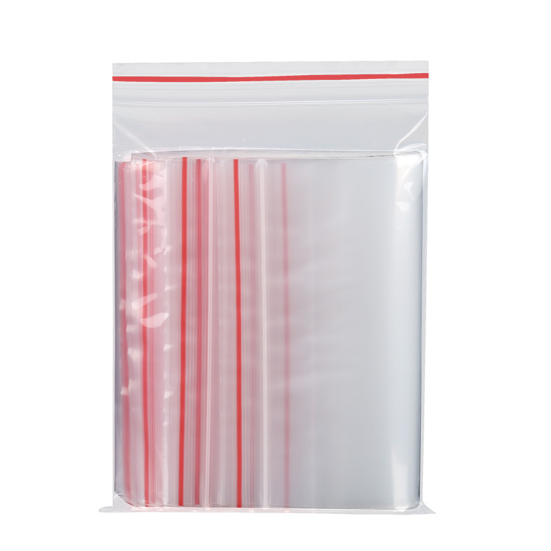 Thickened pe self-sealing bag transparent sealed bag large plastic bag clothing packaging bag jewelry sealed bag wholesale