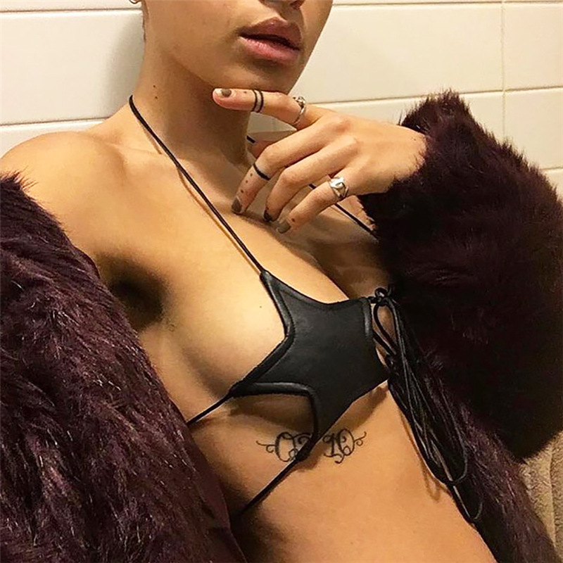AliExpress ebay Hot Selling European and American 2022 New Five-pointed Star Strap Sexy Bra Underwear for Women