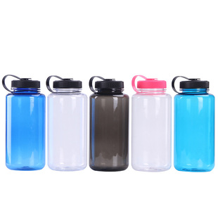 1000 ml plastic jar can be customized with handle sports kettle PS material spot multi-color optional