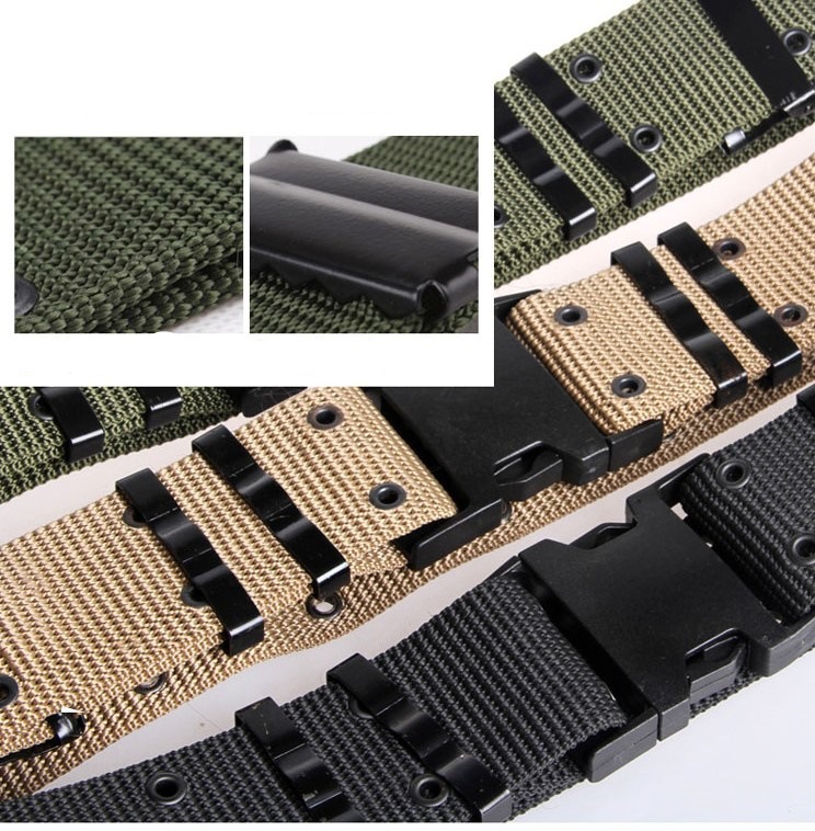 Fabrik direkt im Freien Ausrüstung Sicherheitstaktik S Außengürtel hochwertige Bergsteigen gewebte Leinwand Gürtel Großhandel_voghion.com