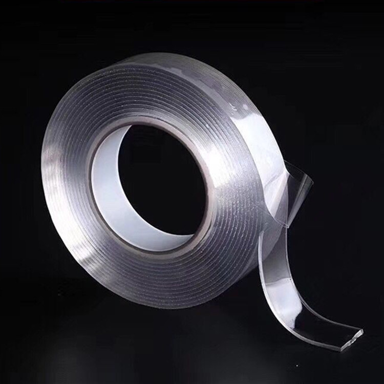 Nano glue blowing bubble decompression pinch music homemade sequin DIY artifact toy transparent seamless double-sided adhesive strong