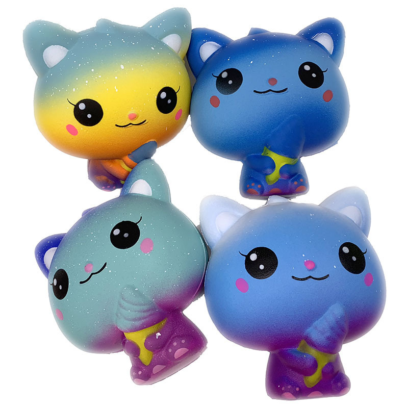 メーカー直販puスロースプリング玩具squishy喜アイスクリーム猫宝抱氷アイスクリームシミュレーション玩具|undefined