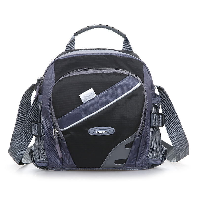 Foreign Trade New Casual Shoulder Nylon Small Bag Crossbody Men's Bag Fashionable Outdoor Handbag Hanging Double Kettle Sports Bag