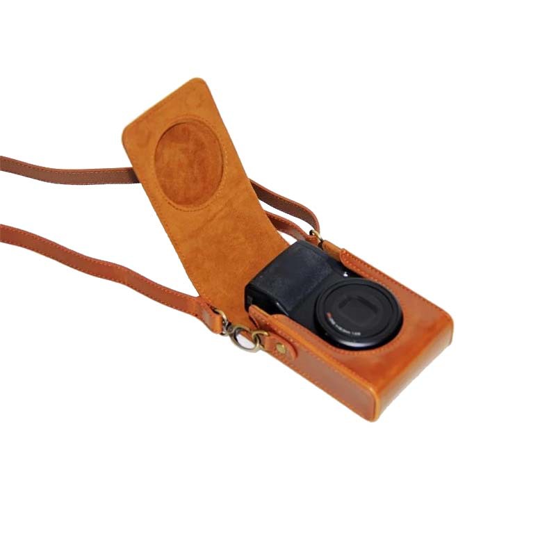 For Ricoh GR3 GRIII grii camera leather case GR2 digital camera bag shoulder protective case