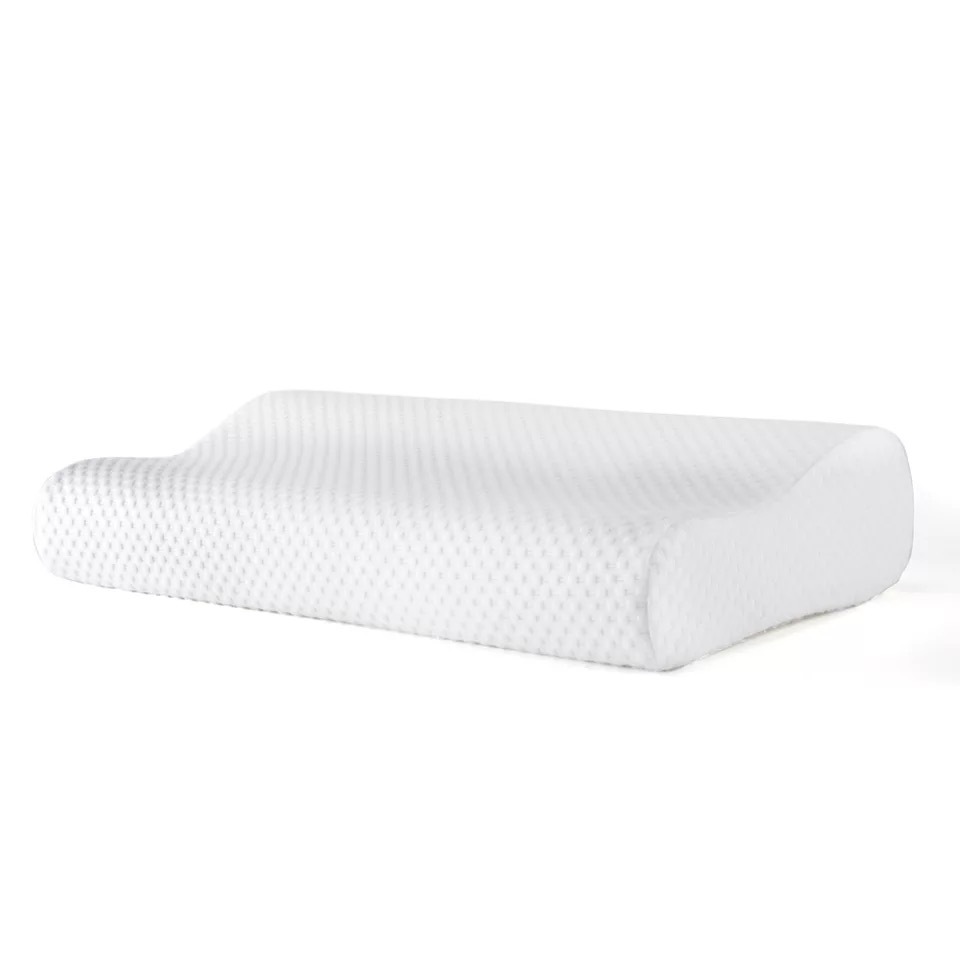 Factory fixed memory pillow slow rebound air layer coat wave adult pillow wave-shaped pillow cervical pillow single
