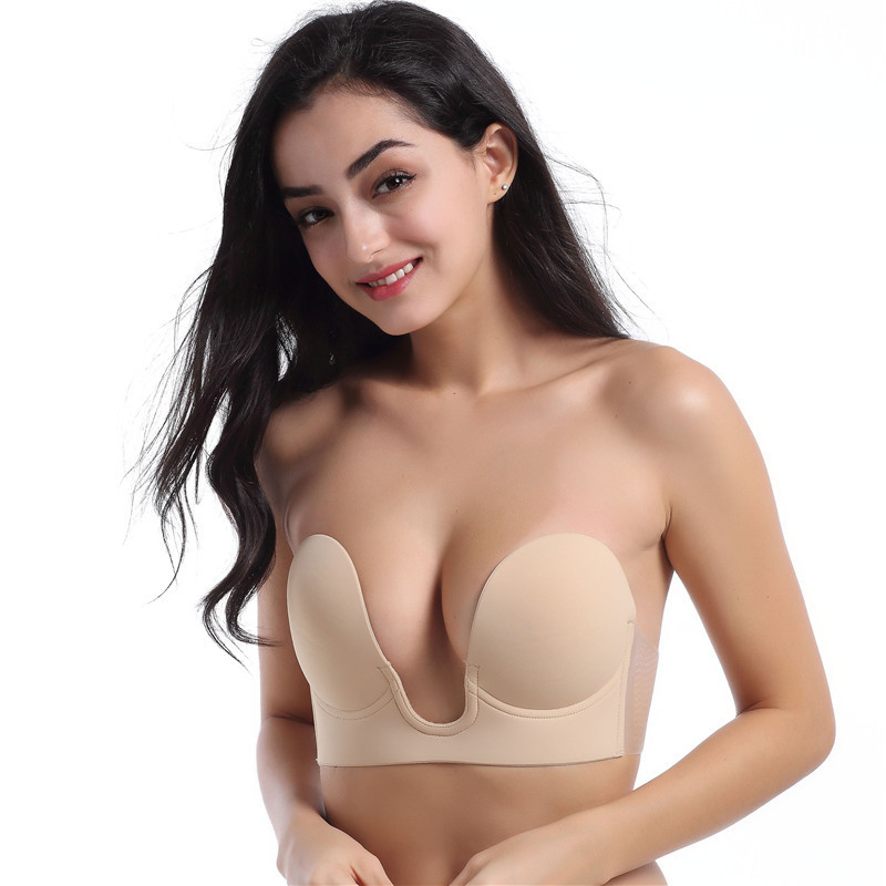 ワンピースu型無痕ステルスブラジャー|undefined