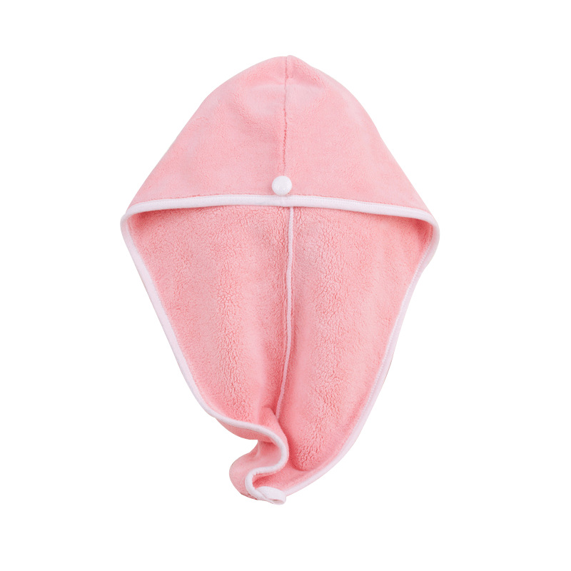 Factory direct microfiber quick-drying absorbent edging dry hair towel wholesalers Super gift dry hair hat turban