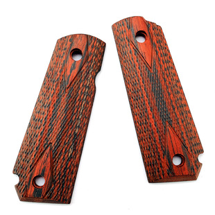 1911 accessories modified 1911 Grips handle mahogany patch color wood handle CNC knife handle material